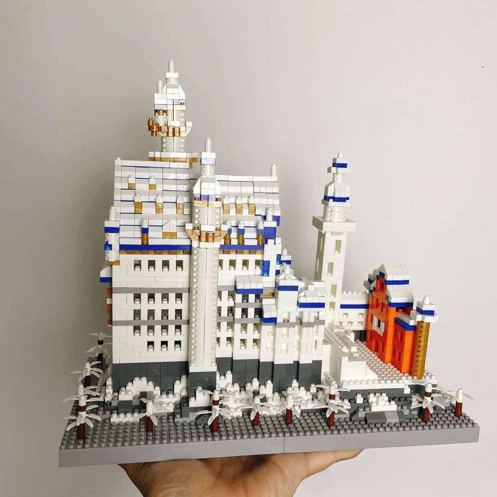 Germany Swan Stone Castle Micro Blocks Set, Famous World Architecture Model Creative Collection Building Toys for Adult Z260305