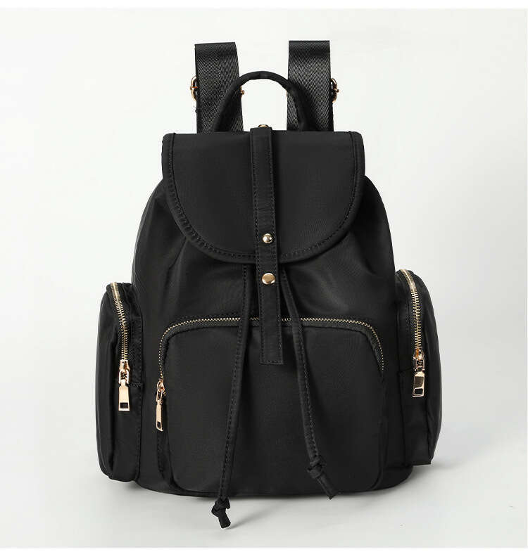 Hot Selling Factory Direct Cross-Border Nylon Waterproof Flap Versatile Large Capacity Women's Bag Drawstring Travel Backpack Luxury Bags PIERREL