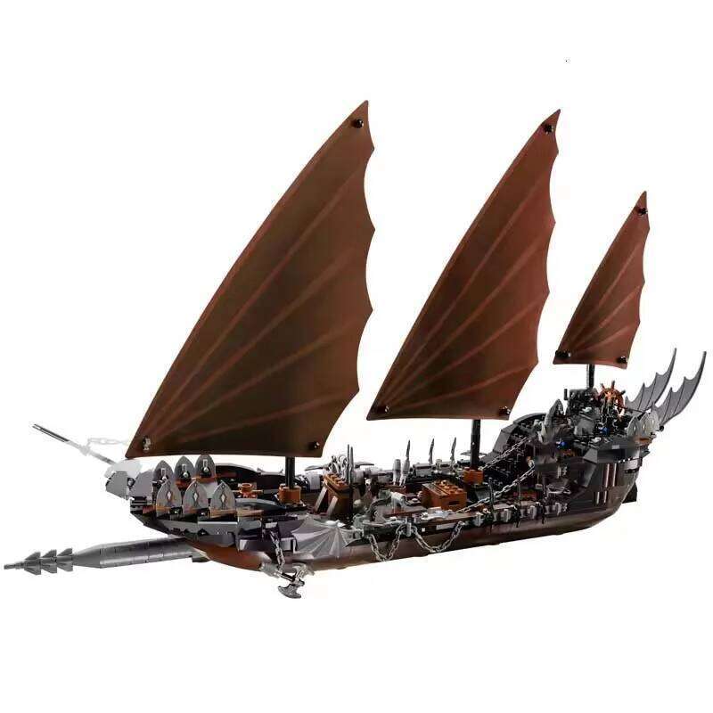 806 PCS Pirate Ship Ambush 79008 16018 Compatible Building Blocks Bricks Boat Kids Birthday DIY Educational Toy Boy Gifts Z260306