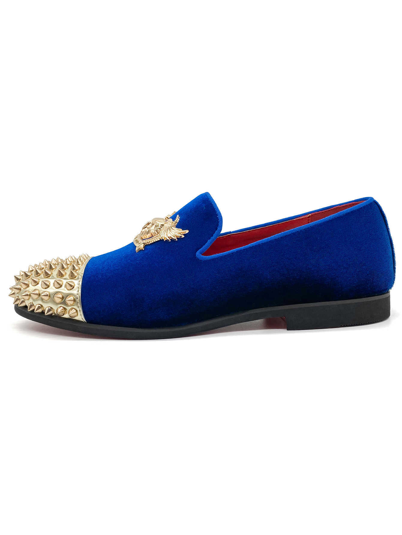 Nxy Brand Diamond-studded Splicing Designer gold Loafers In Loafer Interior Shoes Toe Smooth Upper Business Shoes Waxed Finishing Dress Shoes