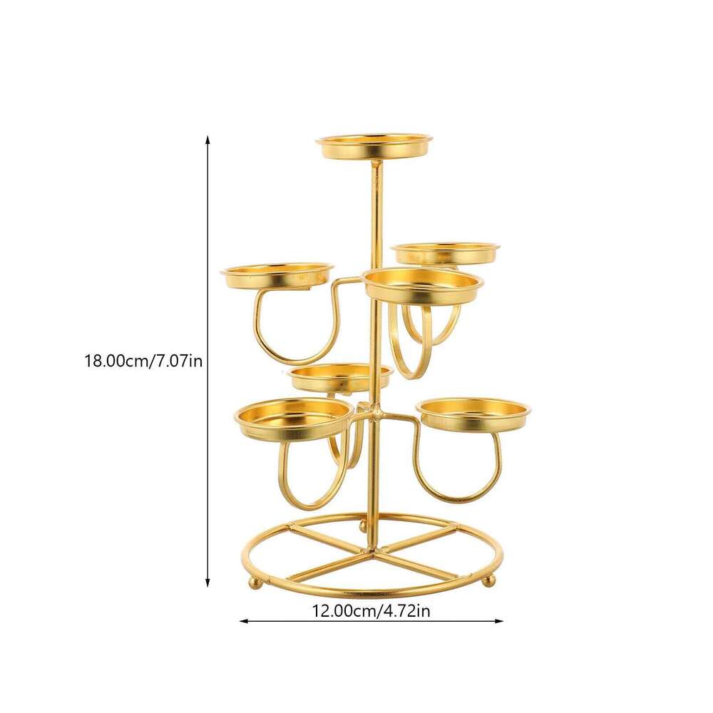 Suoil Candleholder Delicate Decorative Stand Space-Saving Design Romantic Bar Restaurant Decoration XJ260305