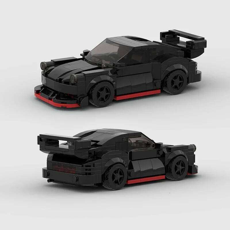 MOC Model City Racing Car Speed Sports Building Blocks Bricks Sets Technique Supercar Racers Vehicles Kits Toys Gift Z260305