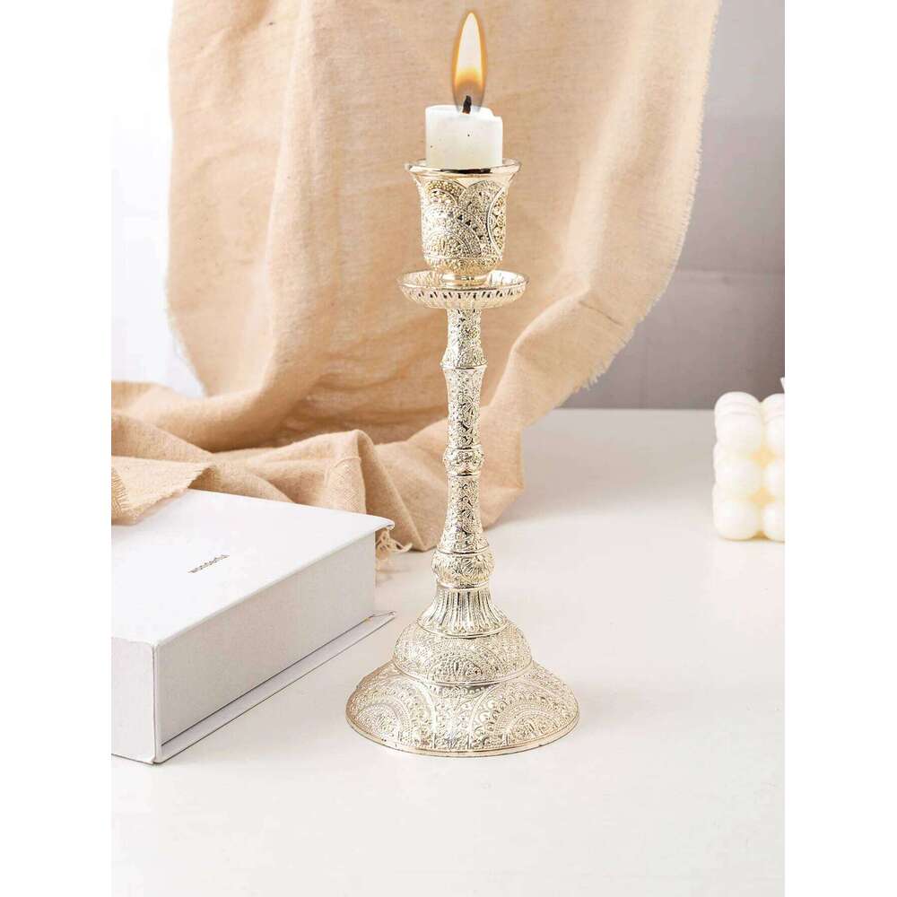 European-style small single-head carved hand-painted high-end wedding candlelight dinner hotel home decoration decora XJ260305