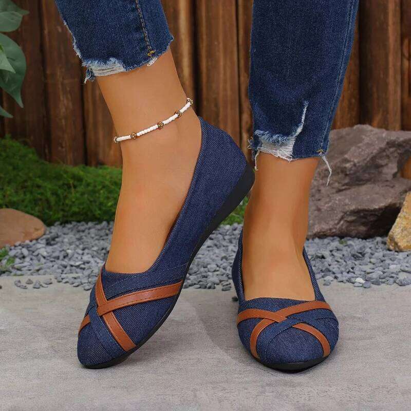 2025 Spring and Autumn New Fashionable Breathable Comfortable Flat Anti slip Soft soled Women's Casual Shoes
