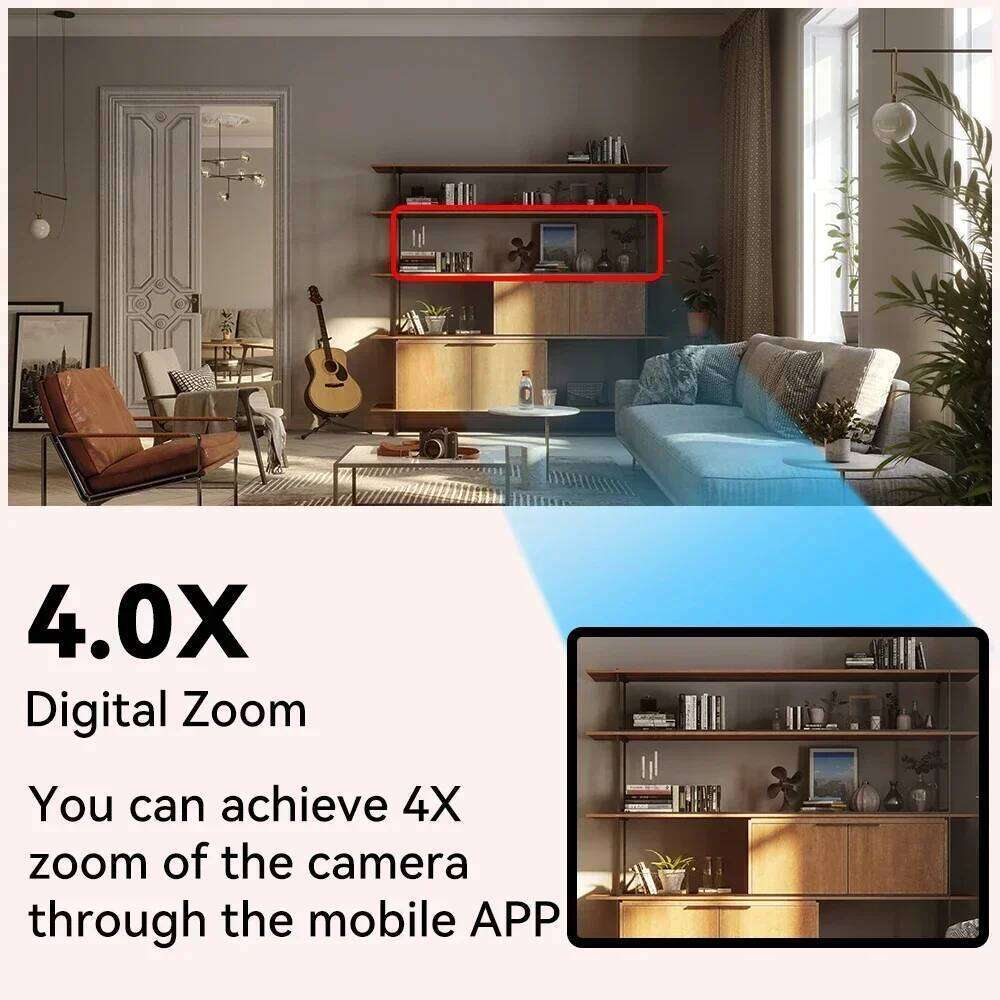5MP Ultra HD Outdoor PTZ WiFi Security Camera Auto Human Tracking Color Night Vision 2-Way Audio 5X Zoom | O-Kam Pro APP 26W0306
