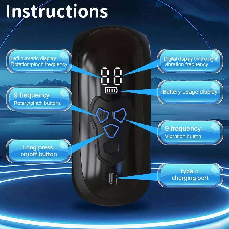 Training Masturbator Cup for Men Penis Ring Ejaculation Glans Massage Delay Endurance Trainning Male Sex Toys W260305