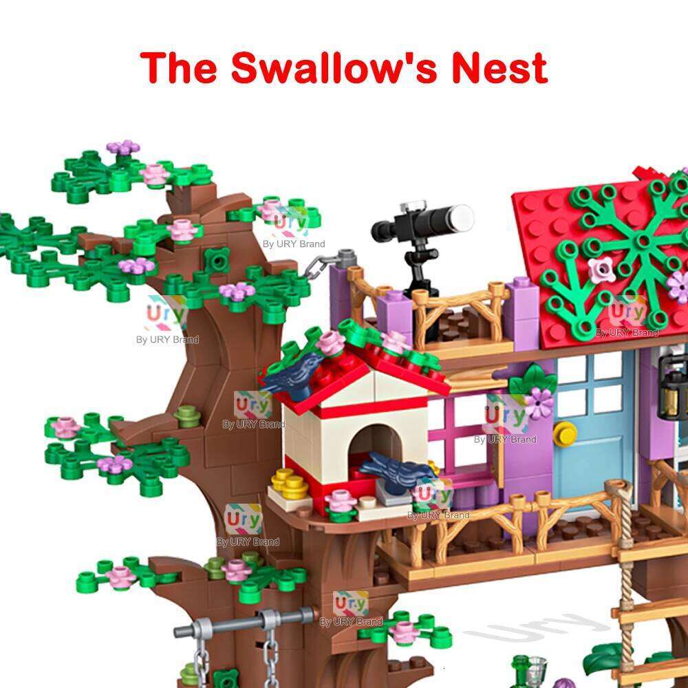 462 pcs Friends Tree House Villa Castle Model Building Blocks Sets Figures Garden DIY Toys for Kids Girl Birthday Gift Z260305