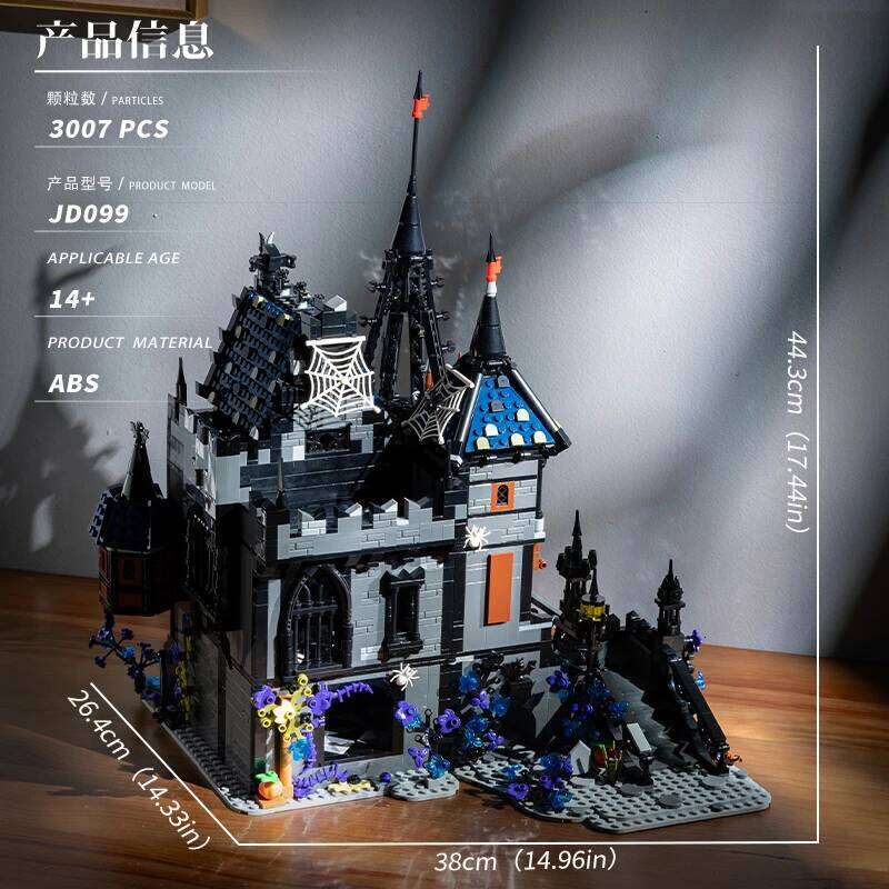3007PCS Creative Expert Dracula Castle Building Blocks Street View Architecture MOC Modular Model Kit DIY Puzzy Toy Gift for Kid Z260306