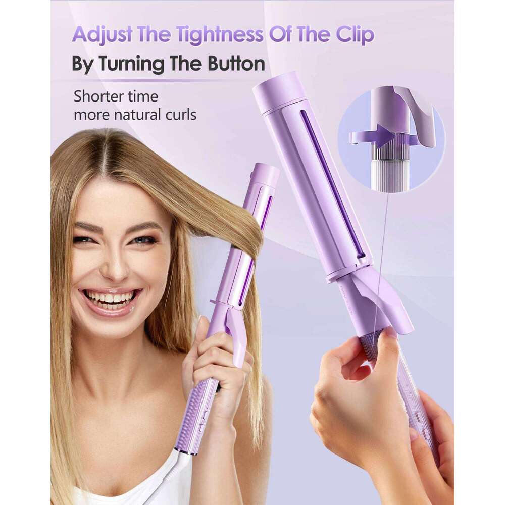 1.2&1.4 Inch Wand, Professional Iron, Negative Ions Hair Curler, Large Barrel Curling Iron 26Y0305