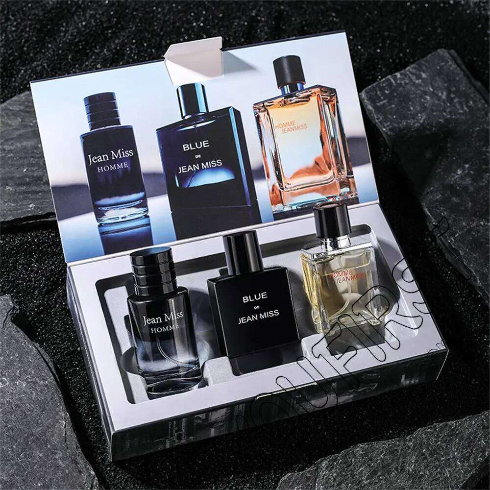 90ml Men Perfume Hombre Gift Box 3pcs Set Colognes Scent Fascination Man Perfumes Masculinos Lasting Parfum Heren 26H0306