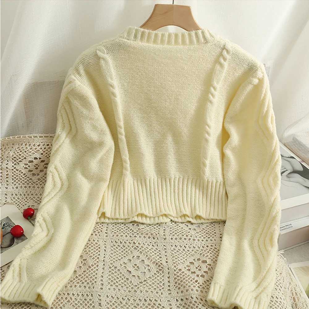 YuooMuoo Chic Fashion Cherry Knitted Cardigan Women Autumn Cute Button Up O-neck Long Sleeve Coat Streatwear Lady Y2K Sweaters M260306