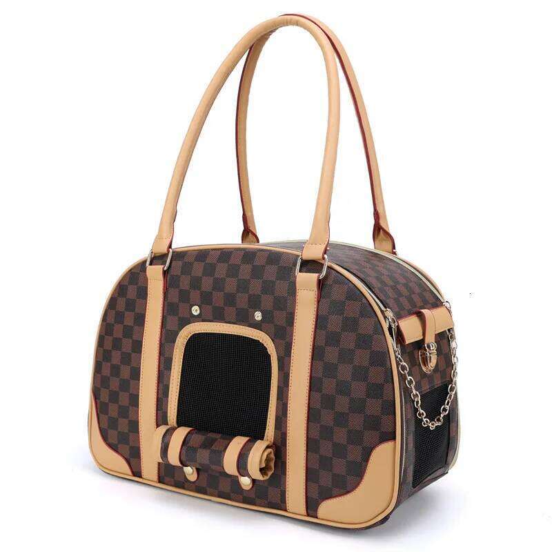 Large Capacity Waterproof Pet Sling Bag Outdoor Luxury Designer Dog Bags Travel Carrier for Dogs 26H0306