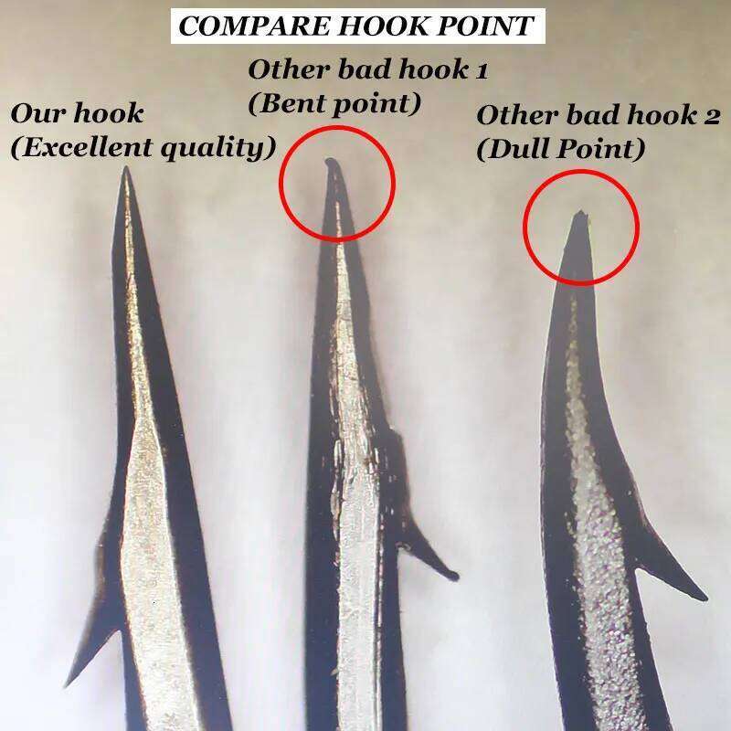 20PCS PTFE Coated Fishing High Carbon Steel Fishhooks Barbed Curve Shank Gripper Style Sharp Carp Hooks Tackle S260305