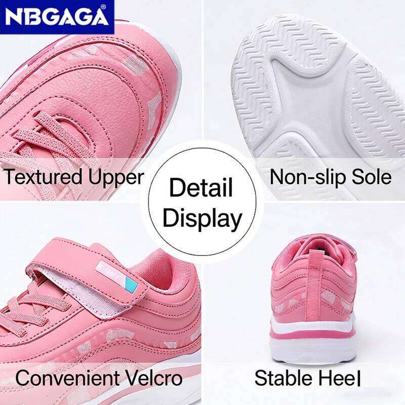 Cute Girls Sport Running Shoes Anti slip Lightweight Outdoor Kids Tennis School Children Comfortable Walking Sneakers 26Y0304