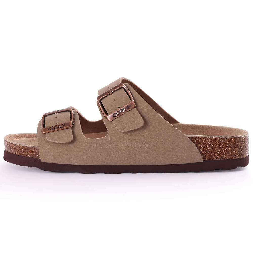 Litfun Classic Thick Soles Women Fashion Cork Footbed Sandals Unisex Summer Beach Slippers Slip-on Home Flat Slide