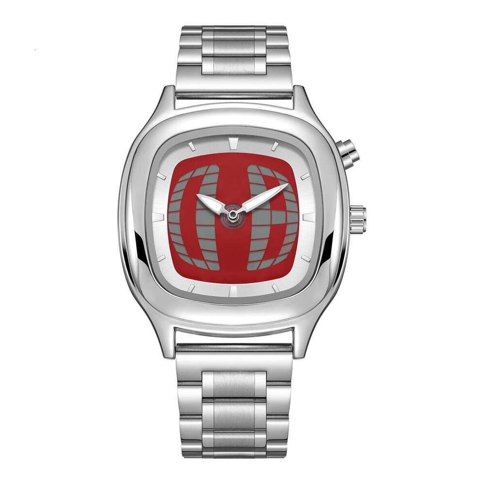 Kaleidoscope Retro Steel Band Deformable Digital Dynamic Unisex Watch