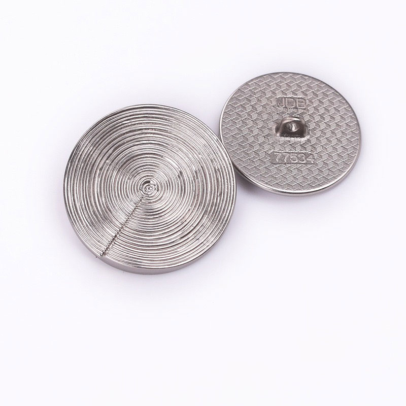 Rustic Year-Ring Style Metal Fasteners for Outerwear