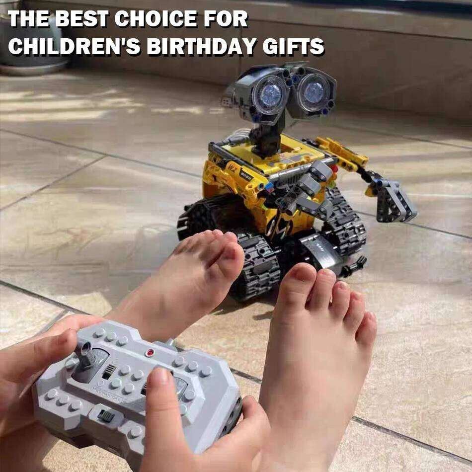 3 IN 1 Technical Transform Wall-E Robot Assembly Building Blocks Bricks Remote Control Educational Toys Childrens Birthday Gifts Z260306