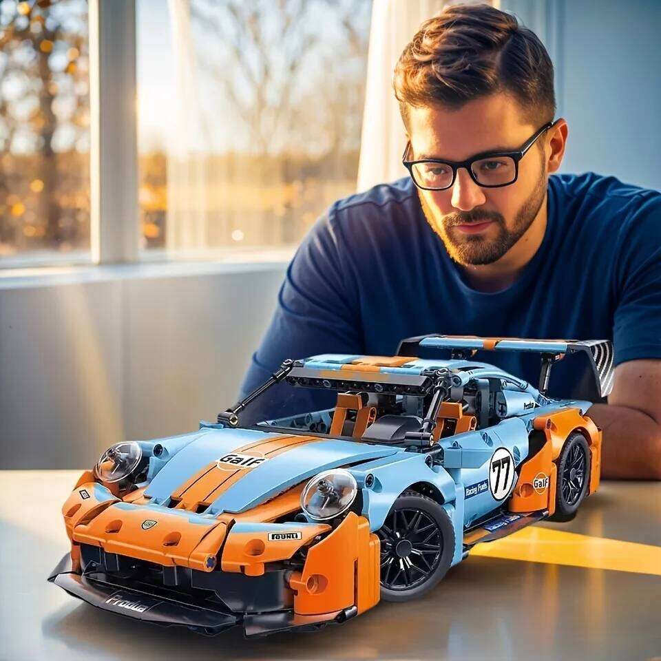 New RSR Classic Super Racing Cars Sports Car Model Bricks Vehicle Sets Technical Blocks Toys for Kids Children Adult Gifts Z260306