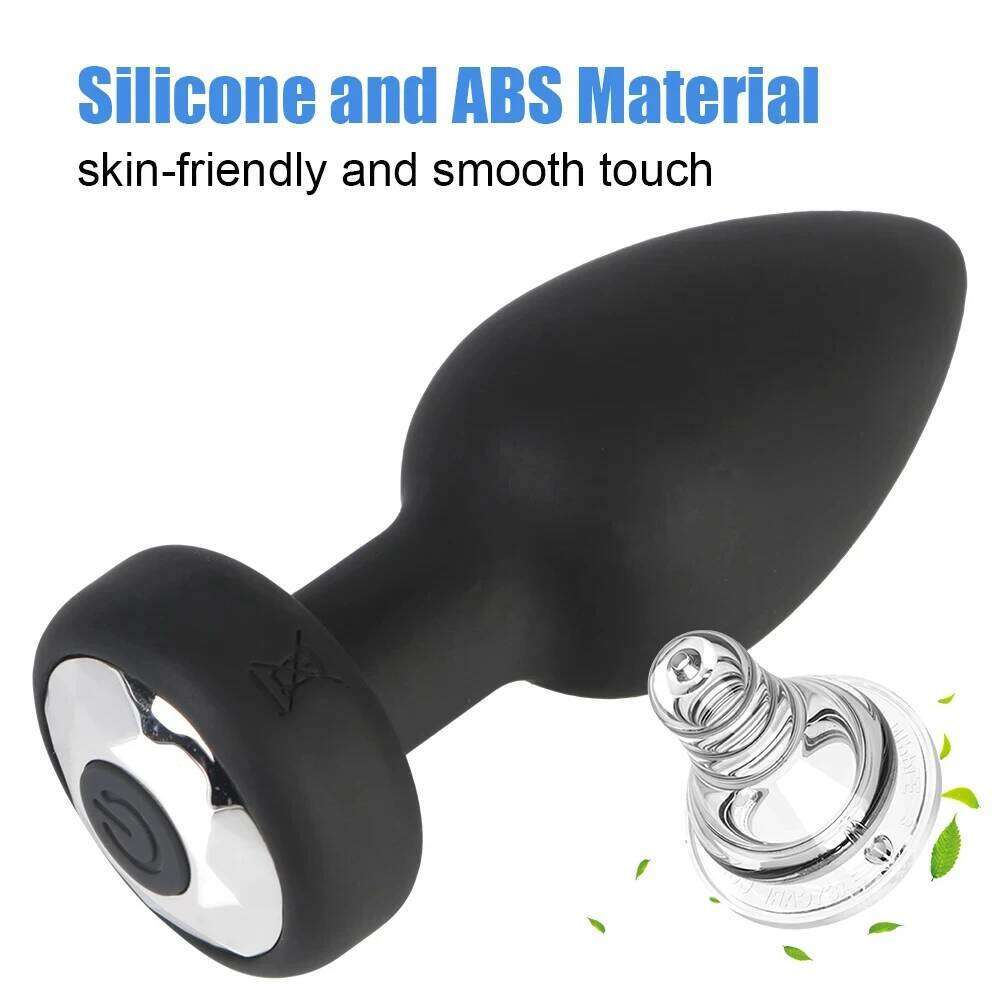 10 Speeds Vibrator Remote Control Prostate Massager Female Masturbator Adult Sex Toys for Women Men Gay Anal Plug W260305
