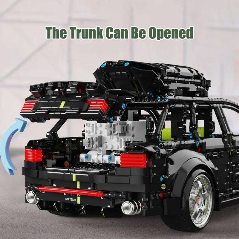 High-tech Expert 2896pcs Audied RS6 Touring Model Building Blocks MOC City Sport Car Travel SUV Vehicle Bricks Toys For Kids Z260305