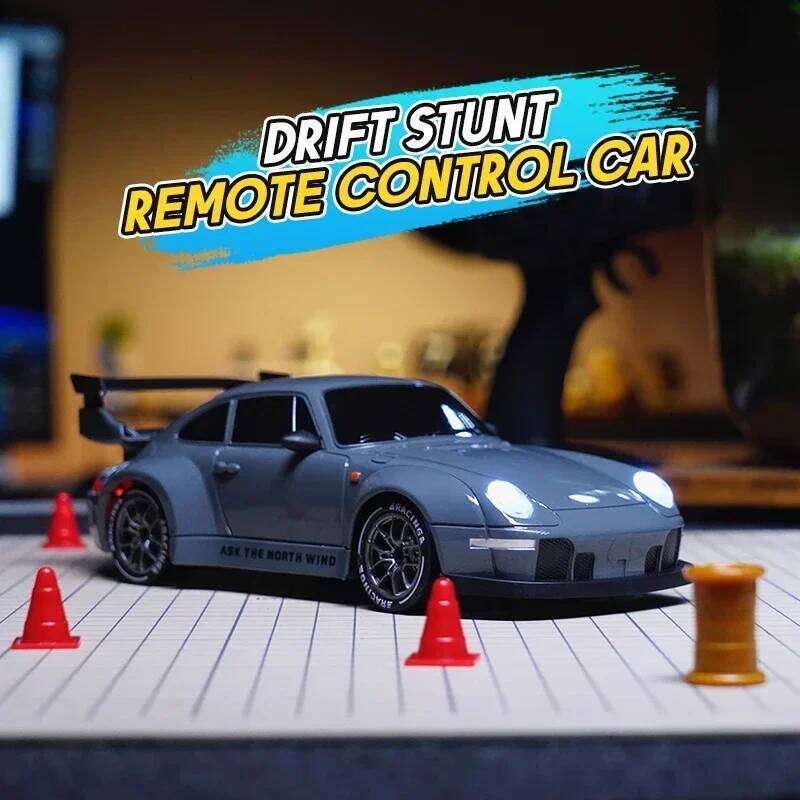 Drift 1/24 4WD Mini RC Racing Vehicle Model High Speed 2.4G Radio Half Scale with Light Remote Control Car Drive Gifts C260305