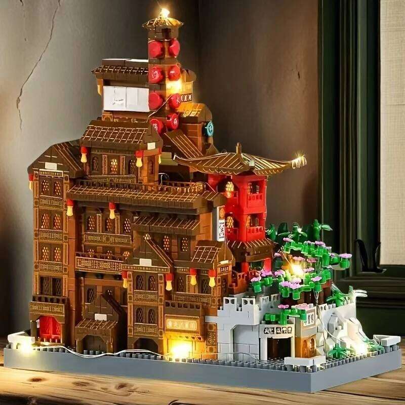 1846 Pieces of Hongyadong Puzzle Building Blocks, Creative Decorations and Room Decorations, Birthday, Valentine's Day/Christmas/Christmas Eve Ho