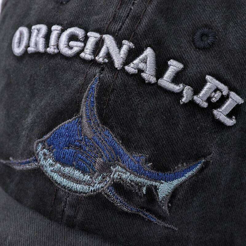 2025 New High Quality Wash Cotton America Flag Shark Men's Baseball Cap Women Snapback Hats For Men Bone Hip Hop Dad Hat Gorras Y260304
