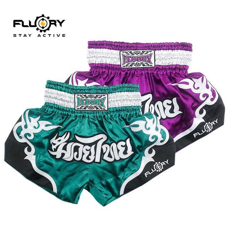Fluory Men Women Kids Thai Boxing Short Fairtex Shorts MMA shorts Boxing Pants Shorts embroidery MMA Shorts X260306