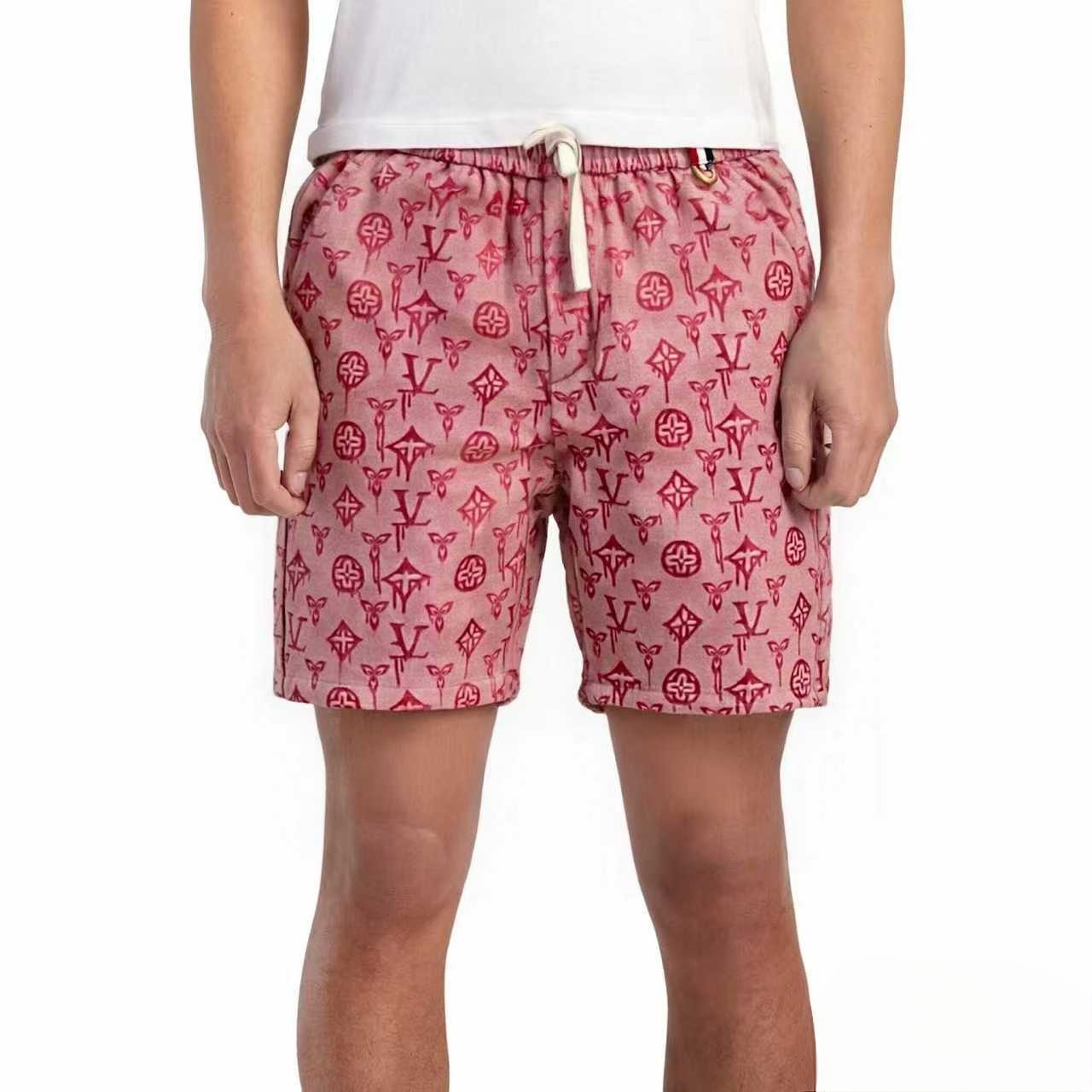 Men's Pants Retro Shorts Casual American Style Cotton Blend Five-Point Fit Summer Fashionable Model Straight Leg Jeans