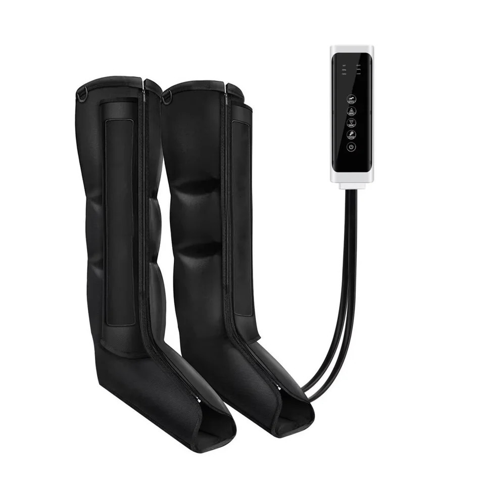 Air Compression Massage Leg Massager Pneumatic Boots 4 Airbags Leg Boots Lymphatic Drainage Rehabilitation System Press Pump 260304