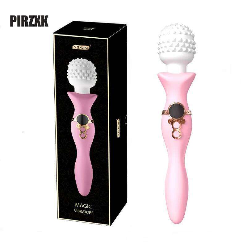 New Sex Toys Dildo Powerful for Women AV Magic Wand G-spot Orgasm Masturbator Double Head Stimulation Vibrator W260305