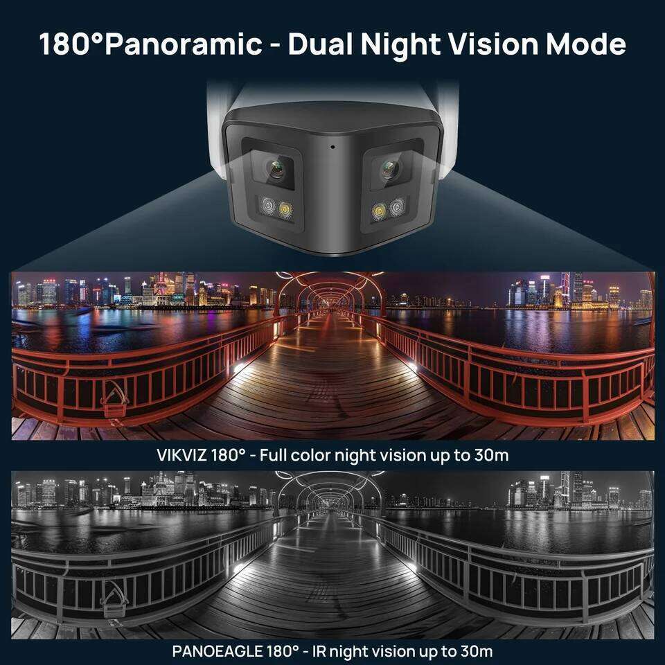 Hikvision-Compatibele 4K 8mp ColorVu 170 Binocular Panoramische IP Md2.0 Tweerich tingsges prekken Thuis CCTV Camera 26W0306