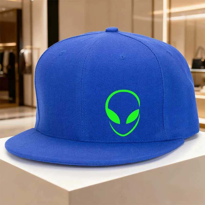 Alien Head Graphic Baseball Cap Unisex Adjustable Cotton Hip Hop Hat Casual Sport S260306