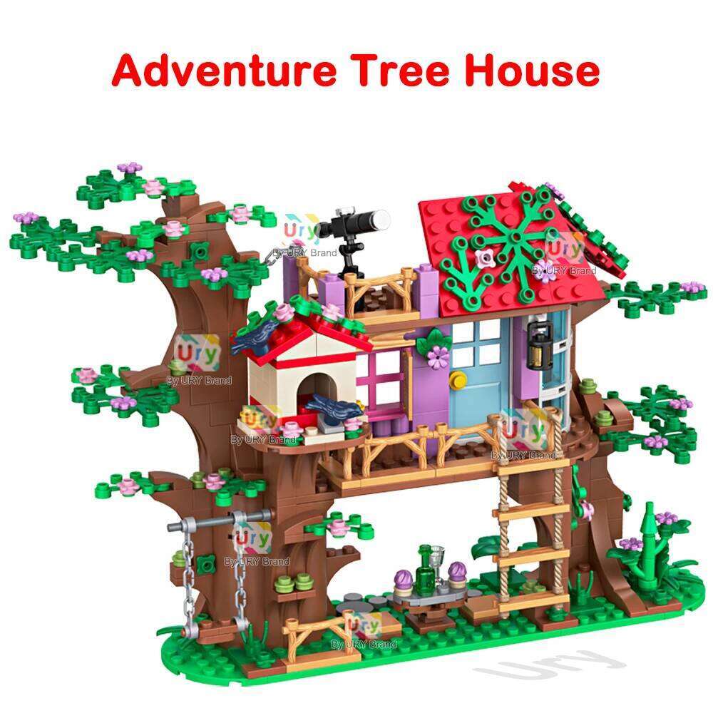 462 pcs Friends Tree House Villa Castle Model Building Blocks Sets Figures Garden DIY Toys for Kids Girl Birthday Gift Z260305