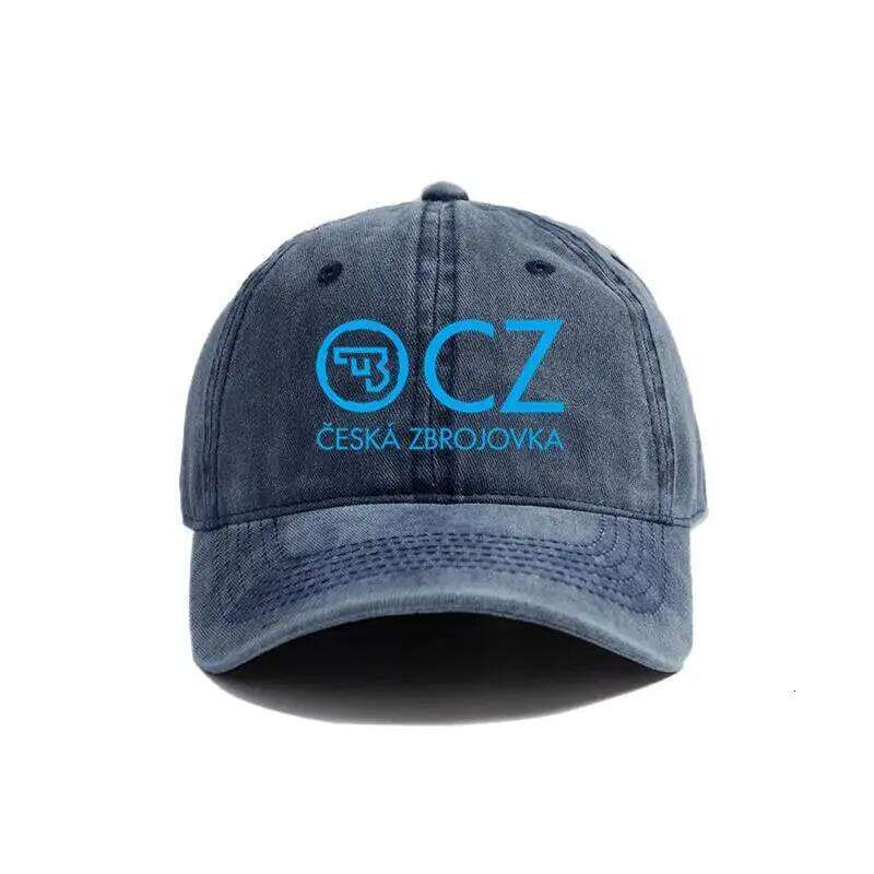 2025 Ceska Zbrojovka Baseball Caps Distressed CZ Firearms Cap Men Women Retro Outdoor Summer Adjustable Hats Fashion Y260304