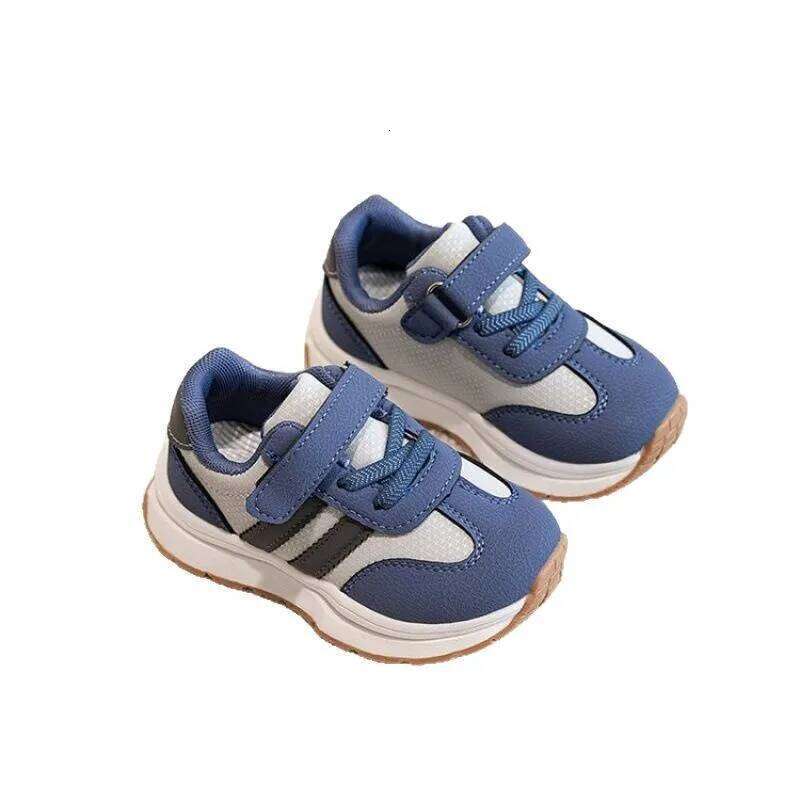 0-4Y Spring New Boys' Casual Anti-slip Soft Soled Children's Skateboard Shoe Breathable Boys Girls Baby Sports Shoes 26Y0304