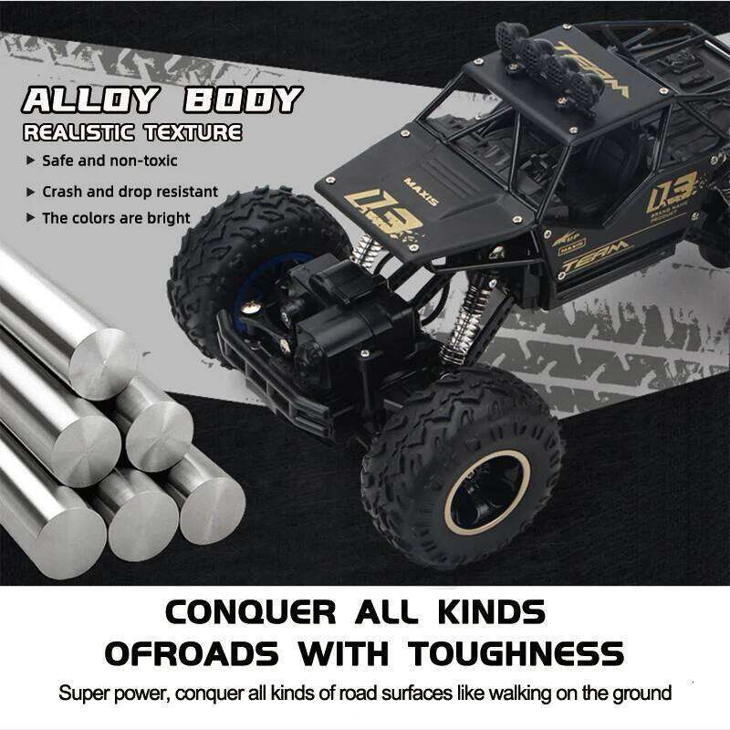 ZWN 1:16 4WD RC Car 2.4G Radio Remote Cars Rechargeable Buggy 4x4 Off-Road Control Trucks Boys Toys for Kids Gifts C260305
