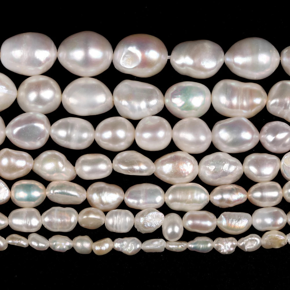 Natural Freshwater Pearl Beads High Quality Irregular Shape Punch Loose Beads for Jewelry Making DIY Necklace Bracelet 260302