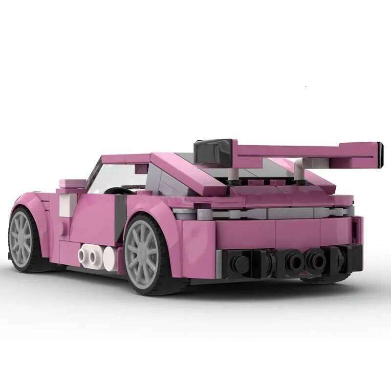 Moc Building Blocks 911 'Roxy' Inspired Speed Champions Model Bricks DIY Assembly Super Sports Cars Toys Holiday Gifts Z260305