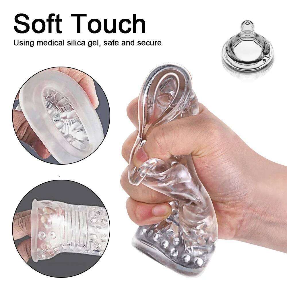 Male Automatic Telescopic Rotation Masturbator Cup Vagina Masturbation Sex Toys Real Doll Toy Men Goods for Adults Piston W260305