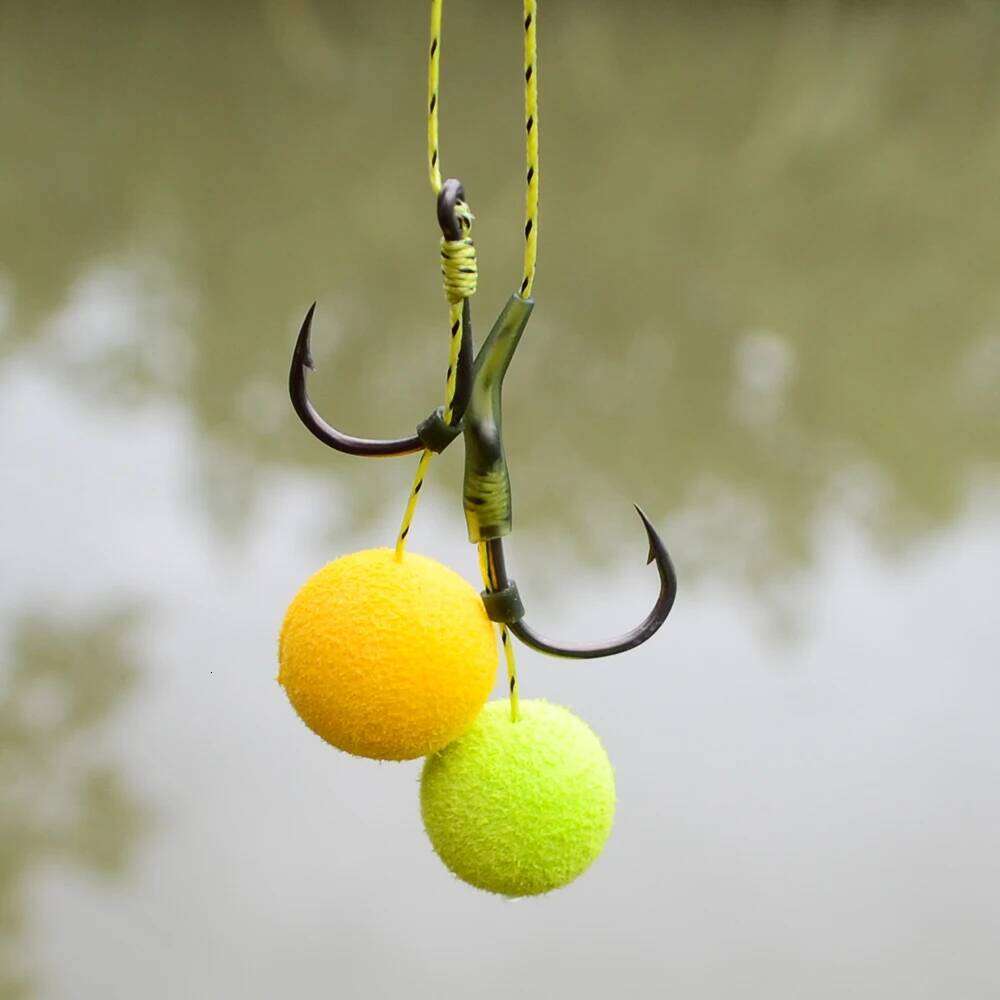 Hirisi 100pcs Barbed Coated Carp Fishing Hooks Eye Design in Japan Made by High Carbon Steel 8001 with Spliceable Box S260305