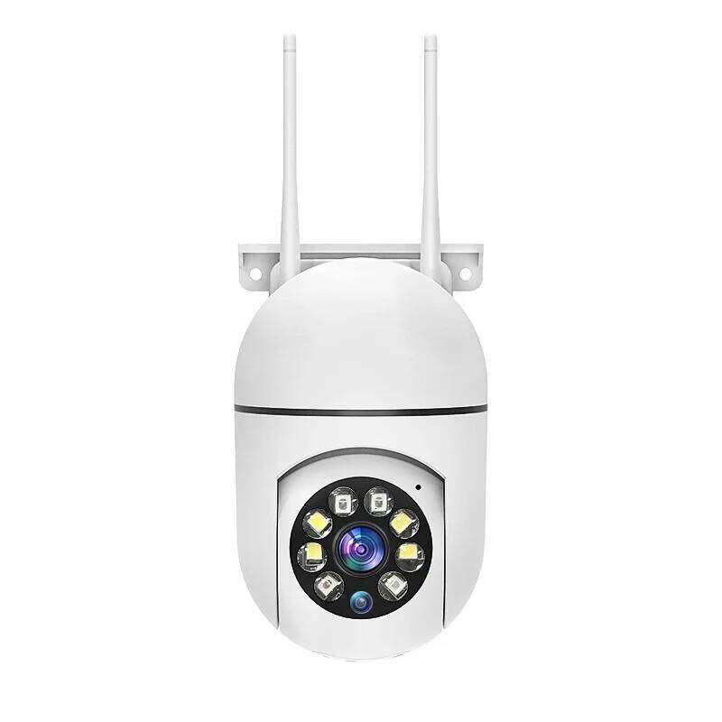 8MP Wireless Security Survillance PTZ Camera Wifi IP Outdoor 4X Zoom Cameras AI Human Tracking Two-way Audio HD Night Color Cam 26W0306