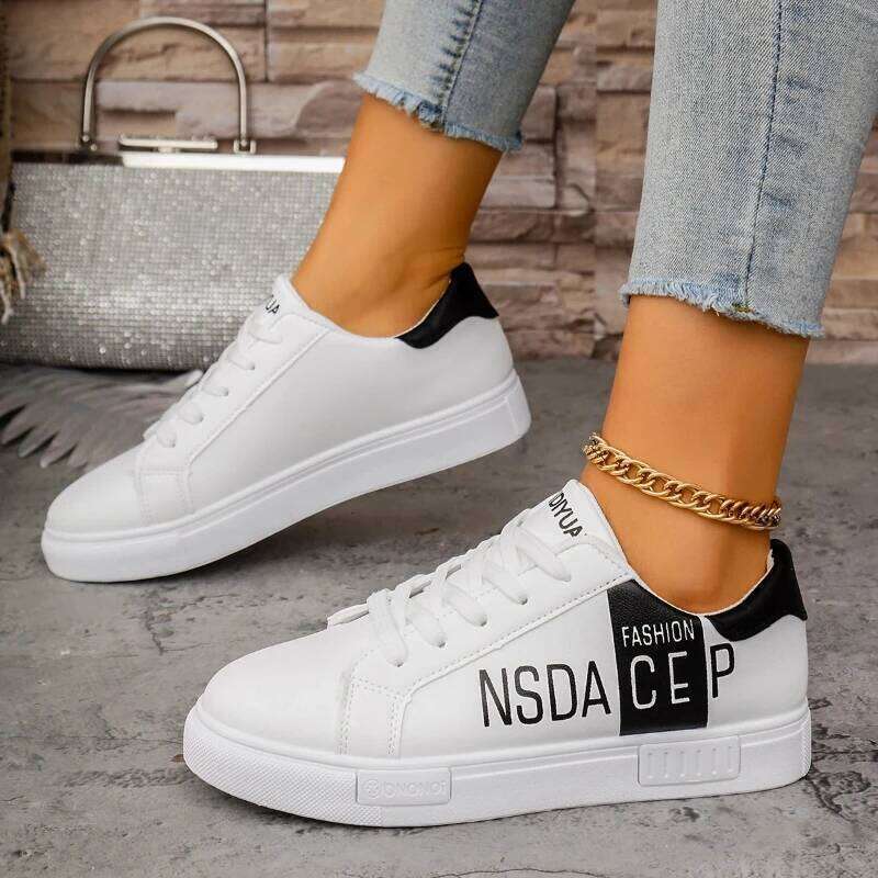 2025 New High Quality Women Sneakers Leather Outdoor Casual Lace-up Hot Sale Mens Vulcanized Trendy Men Shoes