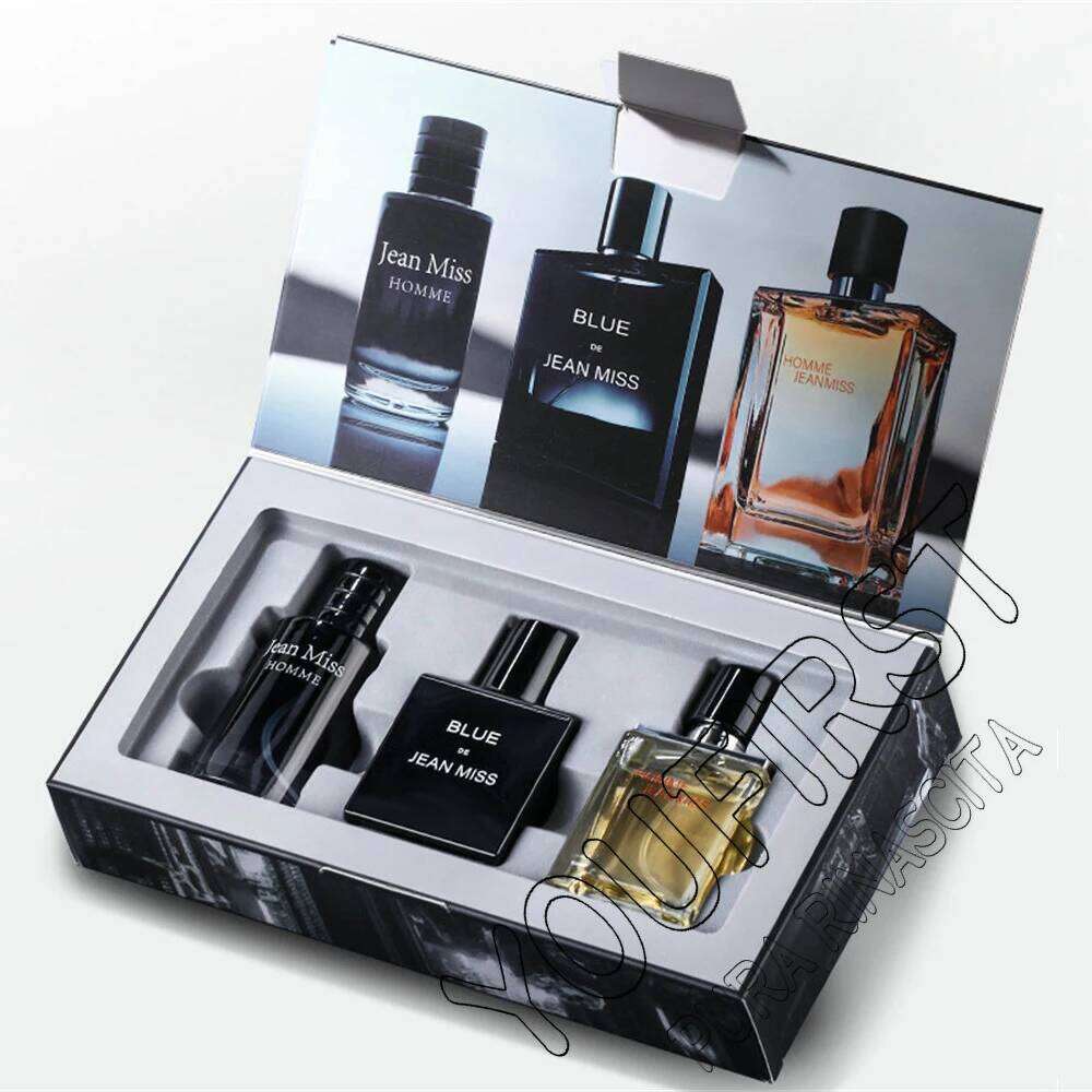 90ml Men Perfume Hombre Gift Box 3pcs Set Colognes Scent Fascination Man Perfumes Masculinos Lasting Parfum Heren 26H0306