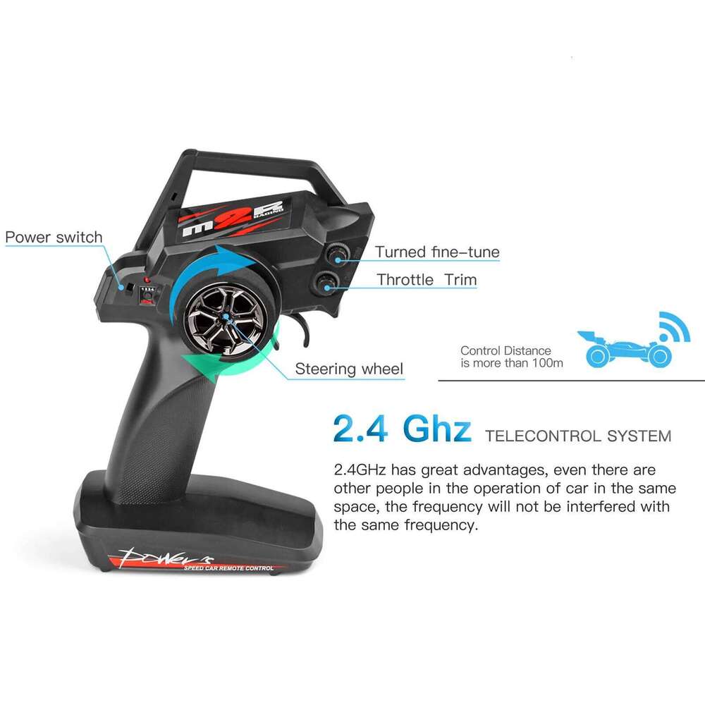 WLtoys 144001 Racing RC Car,1:14 Scale High Speed Remote Control Car, 60Km/h, Suitable for Outdoors and gift C260305