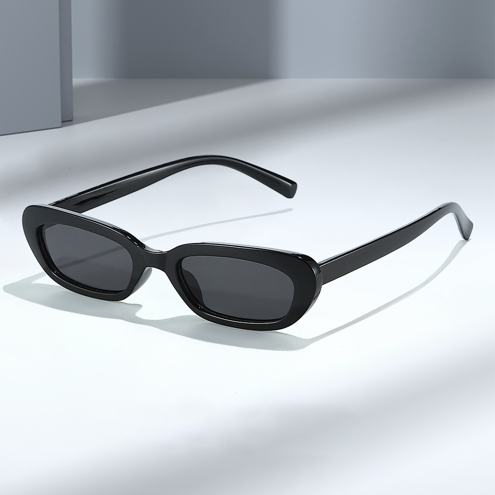 25 new small-frame fashion versatile sunglasses for men women, candy-colored, cute European and American street style, UV protection