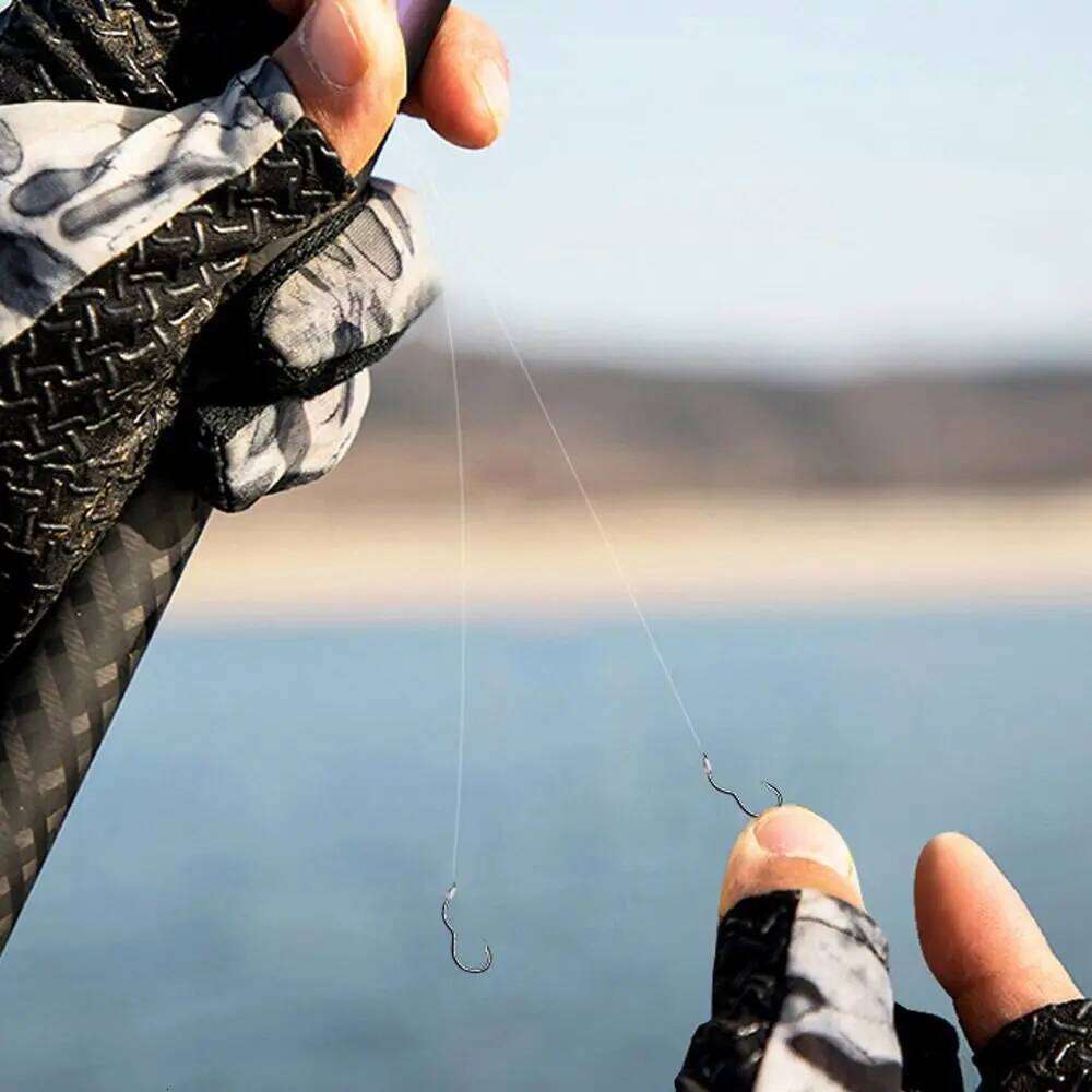 12Pcs/Pack High Carbon Steel Hook Sharp Barbed Automatic Flip Fishhook for Carp Fishing Accessories Y260305