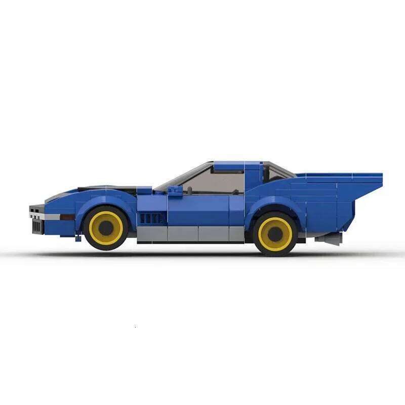 MOC 70s Inspired Batmobile Speed Super Sports Cars Building Blocks Bricks Vehicle Kid Education Toys Gifts For Boys Z260305
