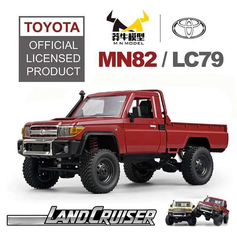 MN MODEL 1/12 4WD Diving Remote Control Car Retro Full-scale Simulation LC79 Truck Climbing Off-road Vehicle Rock Crawler Toy C260305